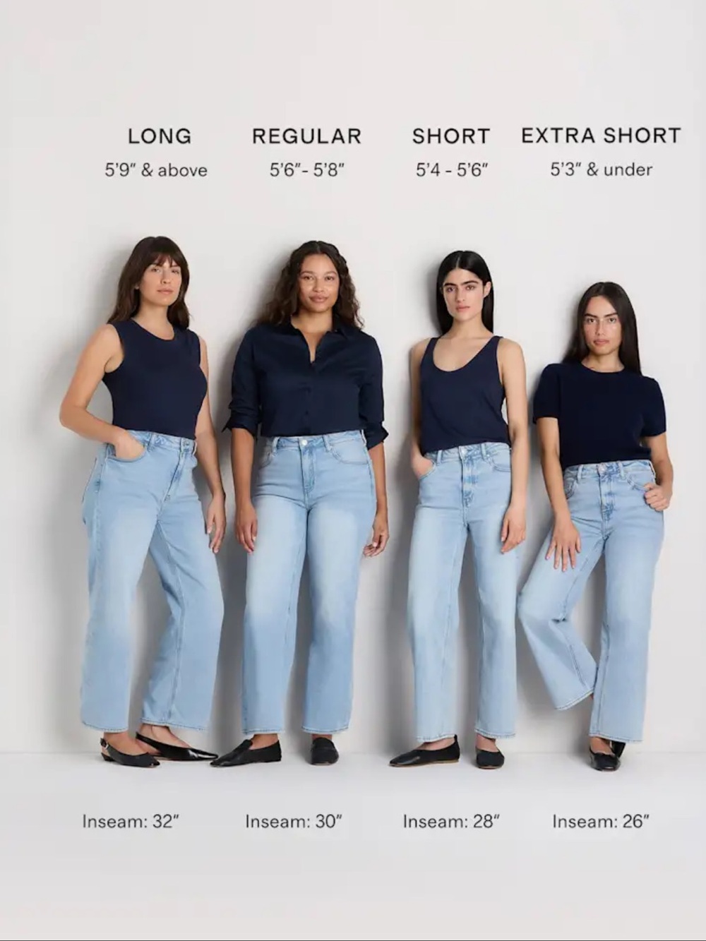 QUINCE BELLA STRETCH RELAXED STRAIGHT JEANS SIZE 28P NWT - Picture 8 of 10